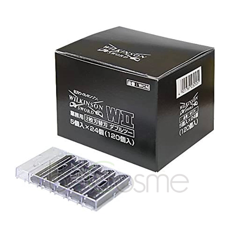 Kai Brand Wilkinson W-2 Spare Blades 120 pieces for commercial use