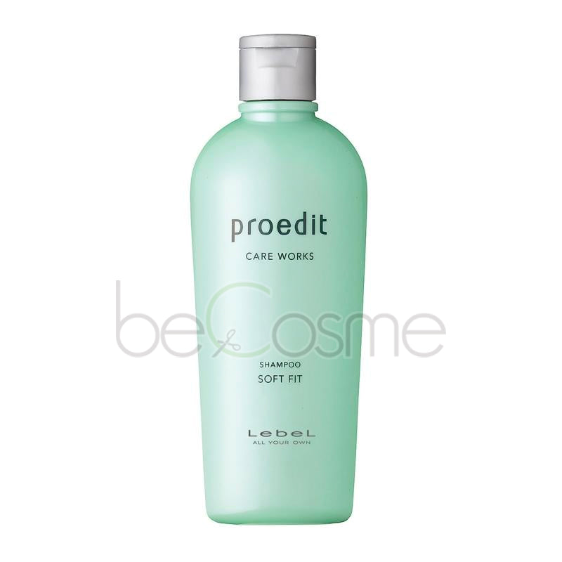 Lebel PE care works shampoo soft fit 300ml