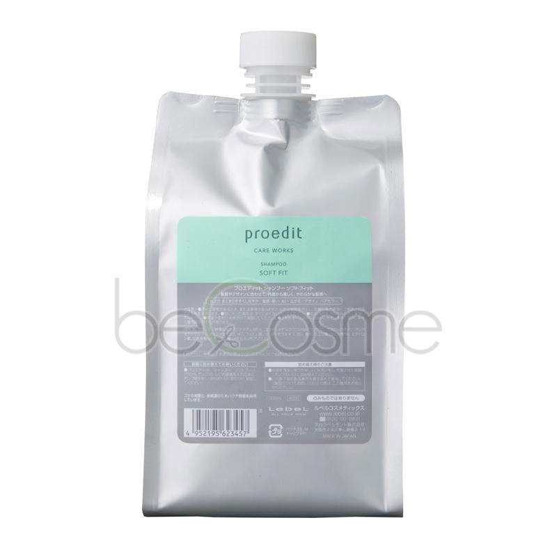 Lebel PE Care Works Shampoo Soft Fit 1000ml Refill